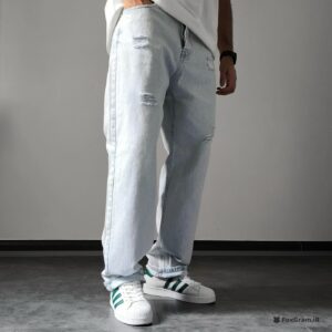 شلوار جین مردانه - مدل دیسترد (Ripped Jeans)