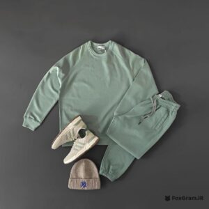 ست شلوار و تی شرت مردانه - مدل کلاسیک اسپرت